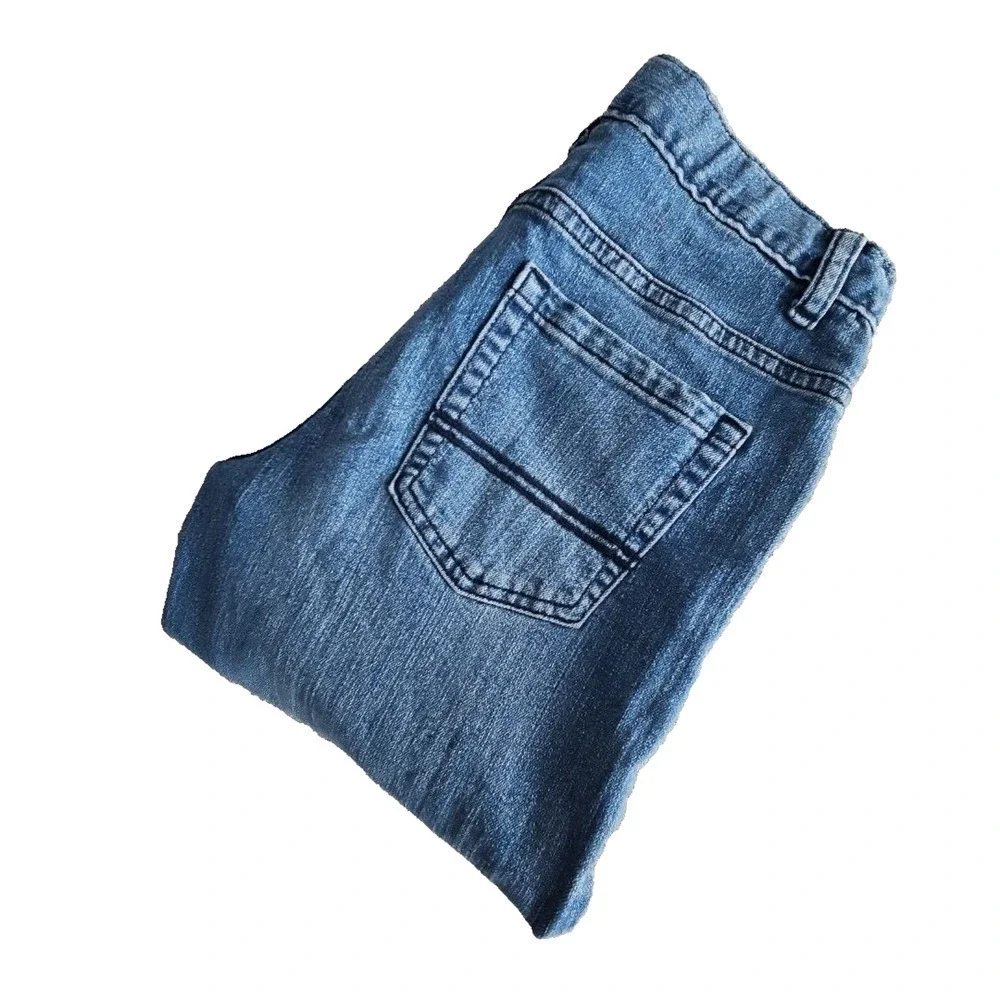 Arizona Jeans Misses‎ Size 14R (W28 x L28) Blue Moto Slim Fit Tapered Leg